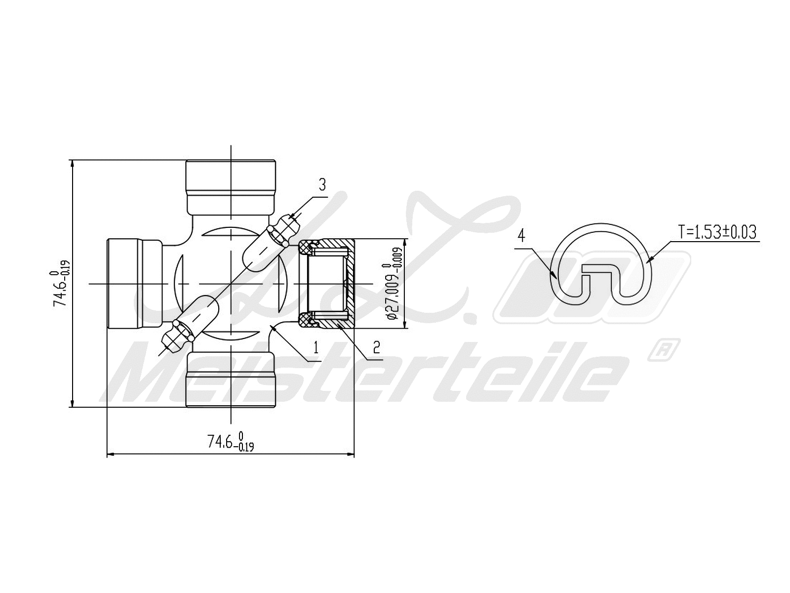 Joint, propshaft