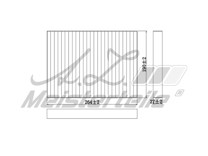 Filter, cabin air (AZMT-41-010-1568)