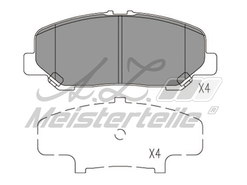 Brake Pad Set, disc brake (AZMT-44-022-2306)