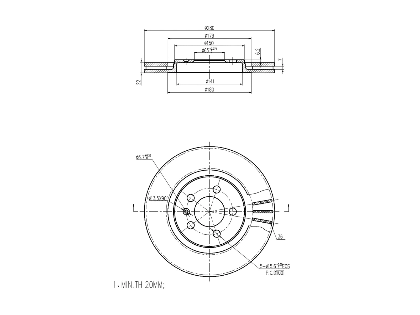 Brake Disc (AZMT-44-024-1439)