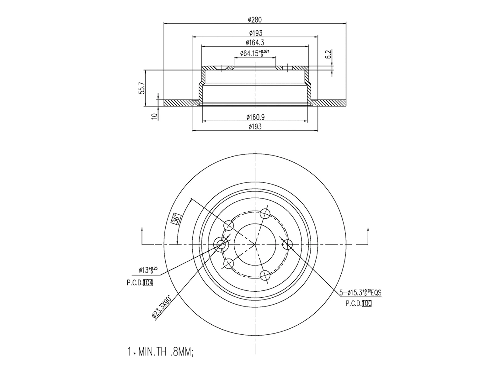 Brake Disc (AZMT-44-024-1046)