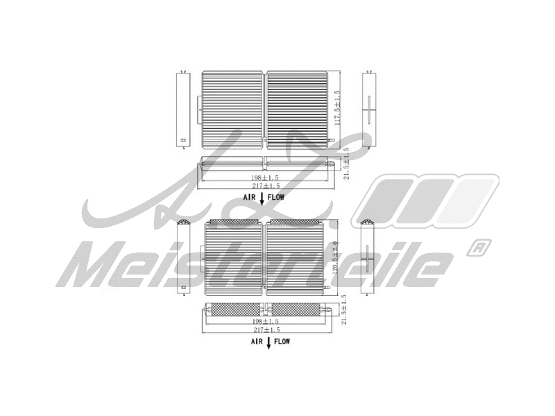 Filter, cabin air (AZMT-41-010-1613)