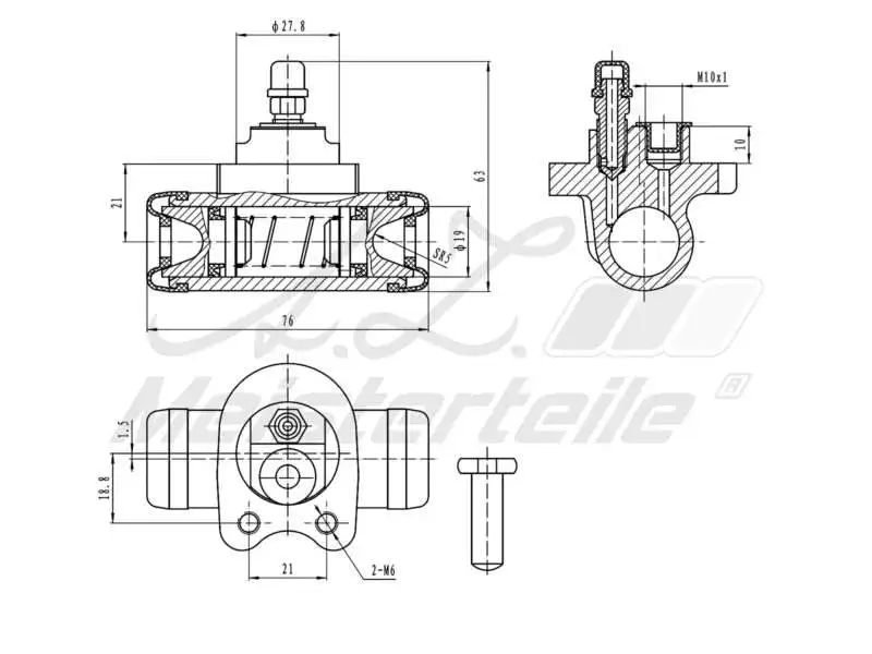 Wheel Brake Cylinder