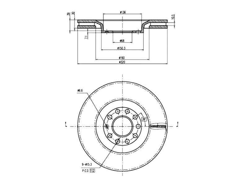 Brake Disc (AZMT-44-024-1358)