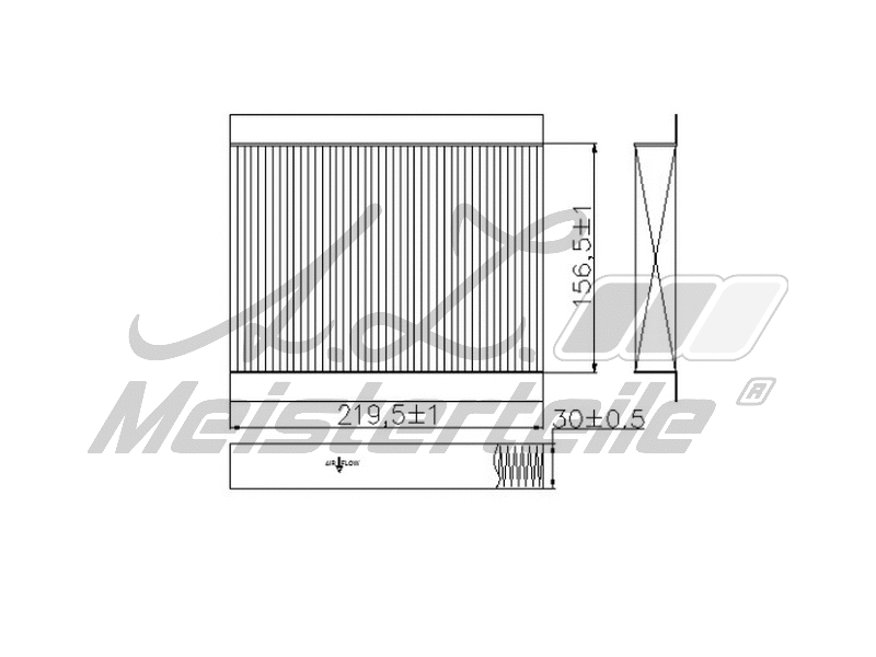 Filter, cabin air (AZMT-41-010-1712)