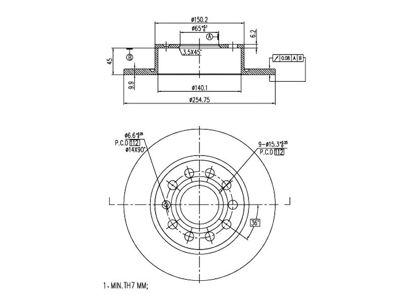 Brake Disc (AZMT-44-024-1132)