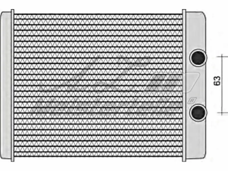 Heat Exchanger, interior heating (AZMT-45-032-1154)
