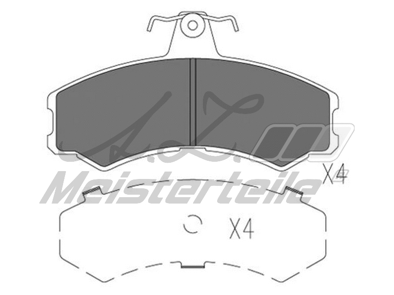 Brake Pad Set, disc brake (AZMT-44-022-1887)