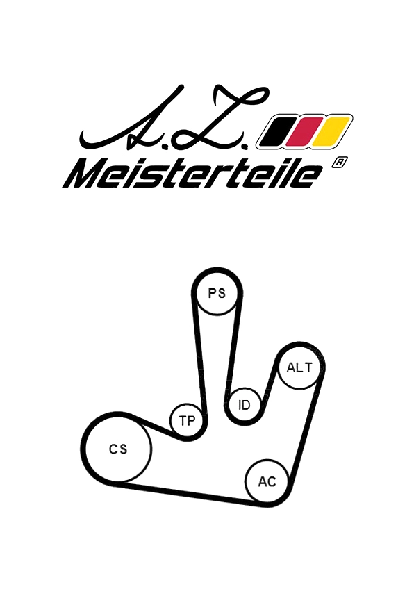 V-Ribbed Belt Set (AZMT-20-030-1031)