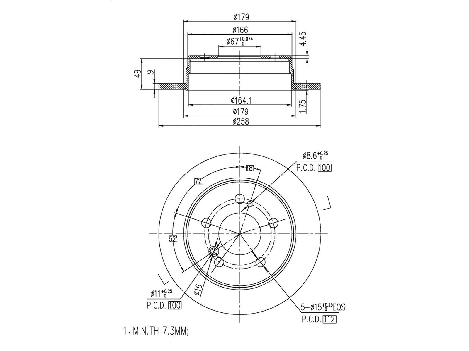 Brake Disc (AZMT-44-024-1127)