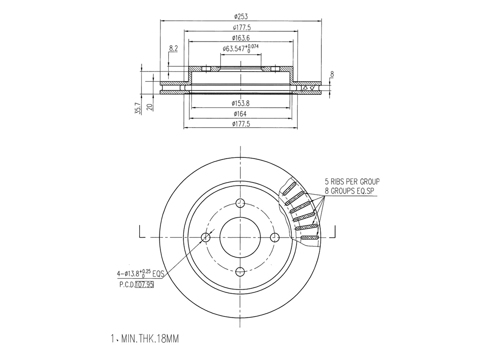 Brake Disc (AZMT-44-024-1453)