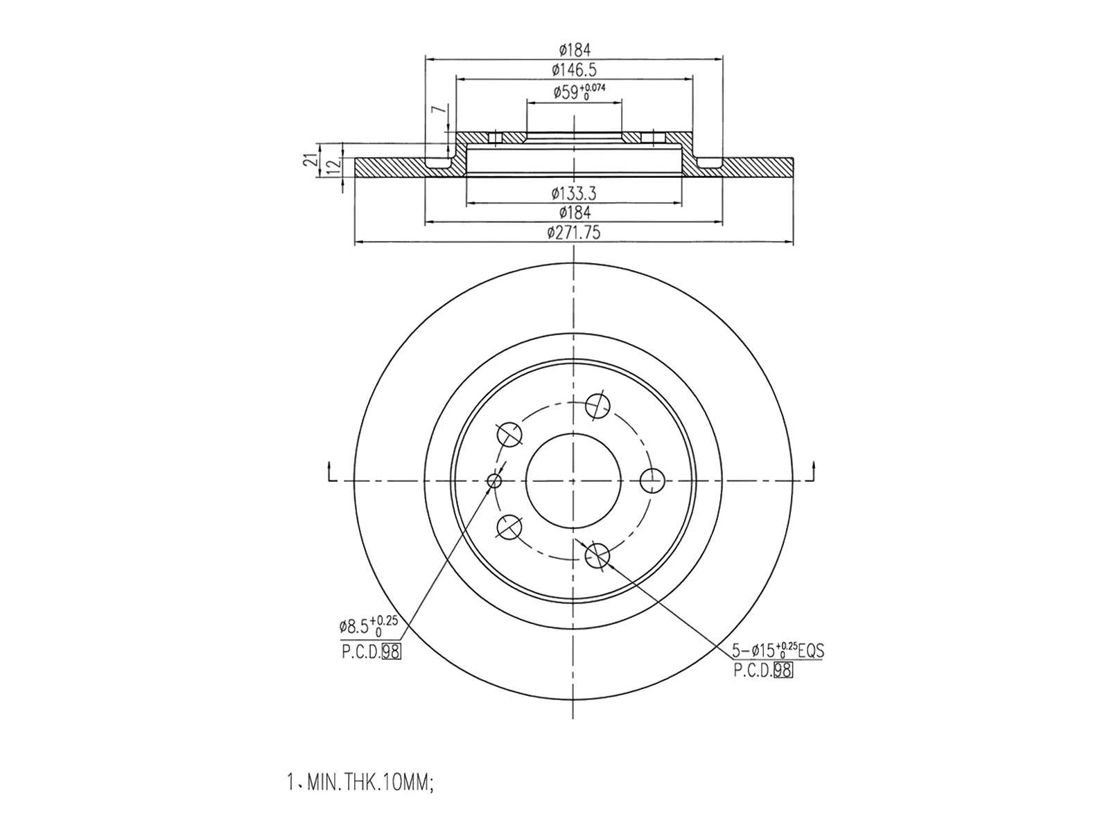 Brake Disc (AZMT-44-024-1110)