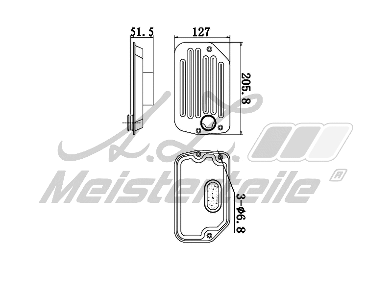 Hydraulic Filter, automatic transmission