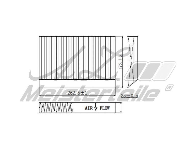 Filter, cabin air (AZMT-41-010-1769)