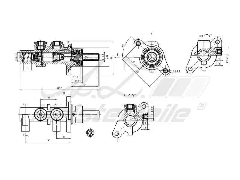 Brake Master Cylinder (AZMT-44-110-1044)