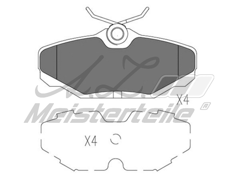 Brake Pad Set, disc brake (AZMT-44-022-2469)