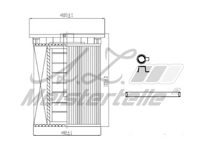 Fuel Filter (AZMT-41-020-1413)