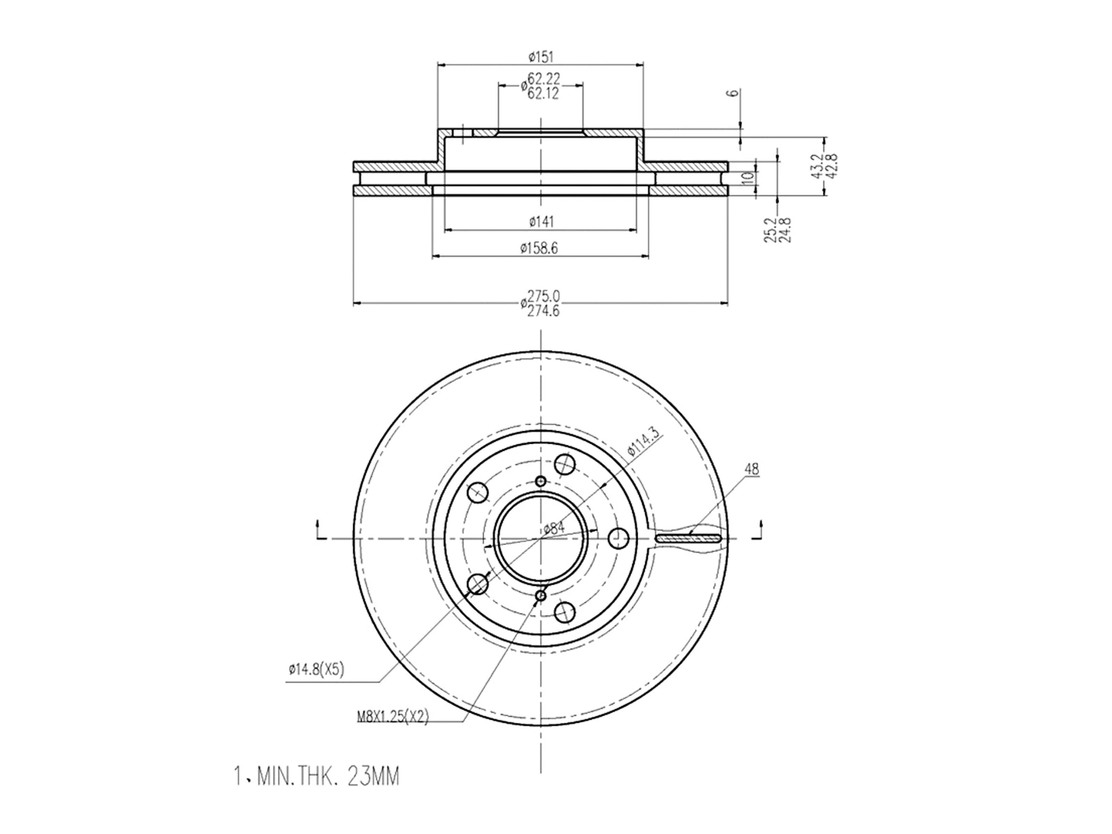 Brake Disc (AZMT-44-024-1123)