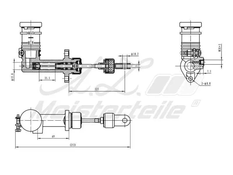 Master Cylinder, clutch
