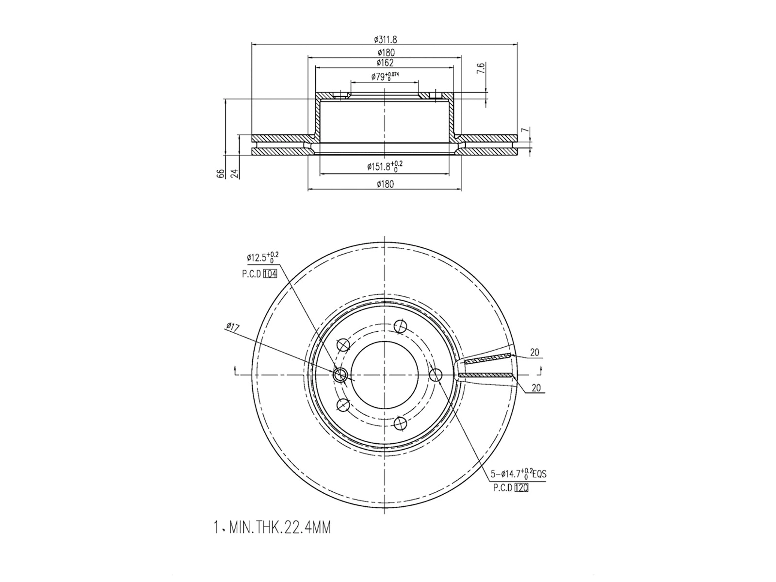Brake Disc (AZMT-44-024-1365)