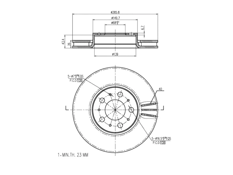 Brake Disc (AZMT-44-024-1096)