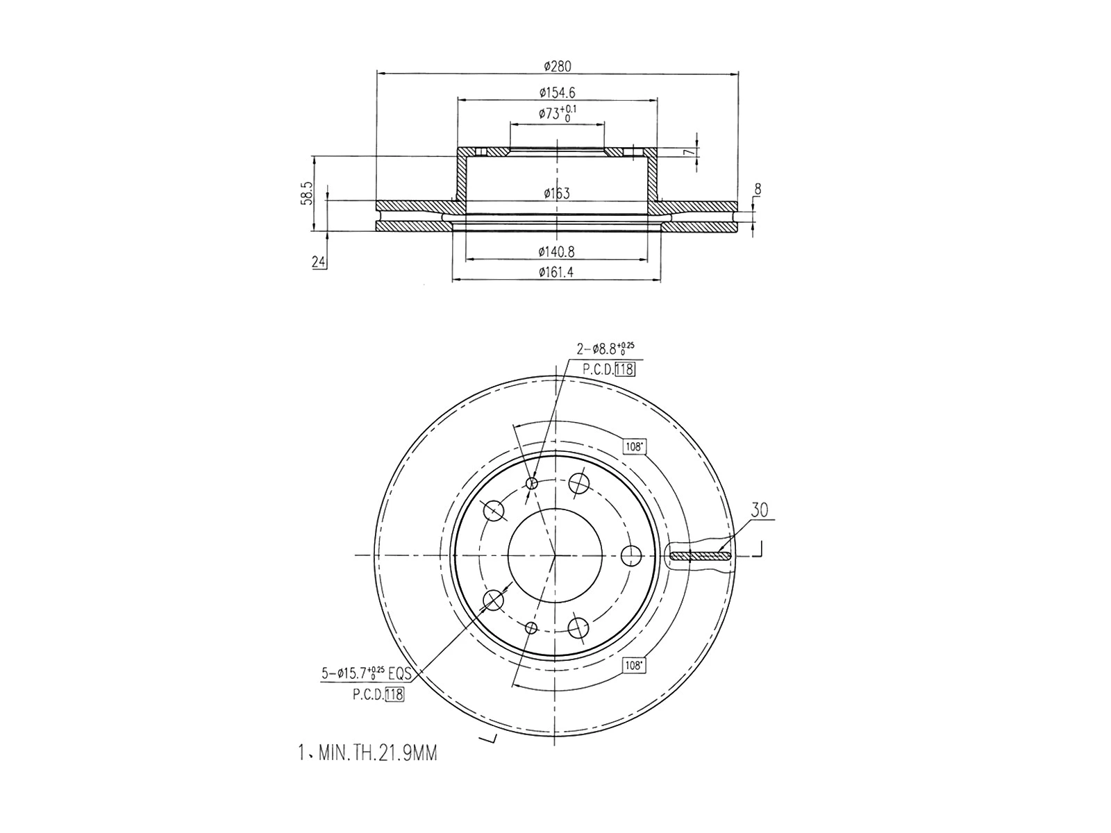Brake Disc (AZMT-44-024-1493)