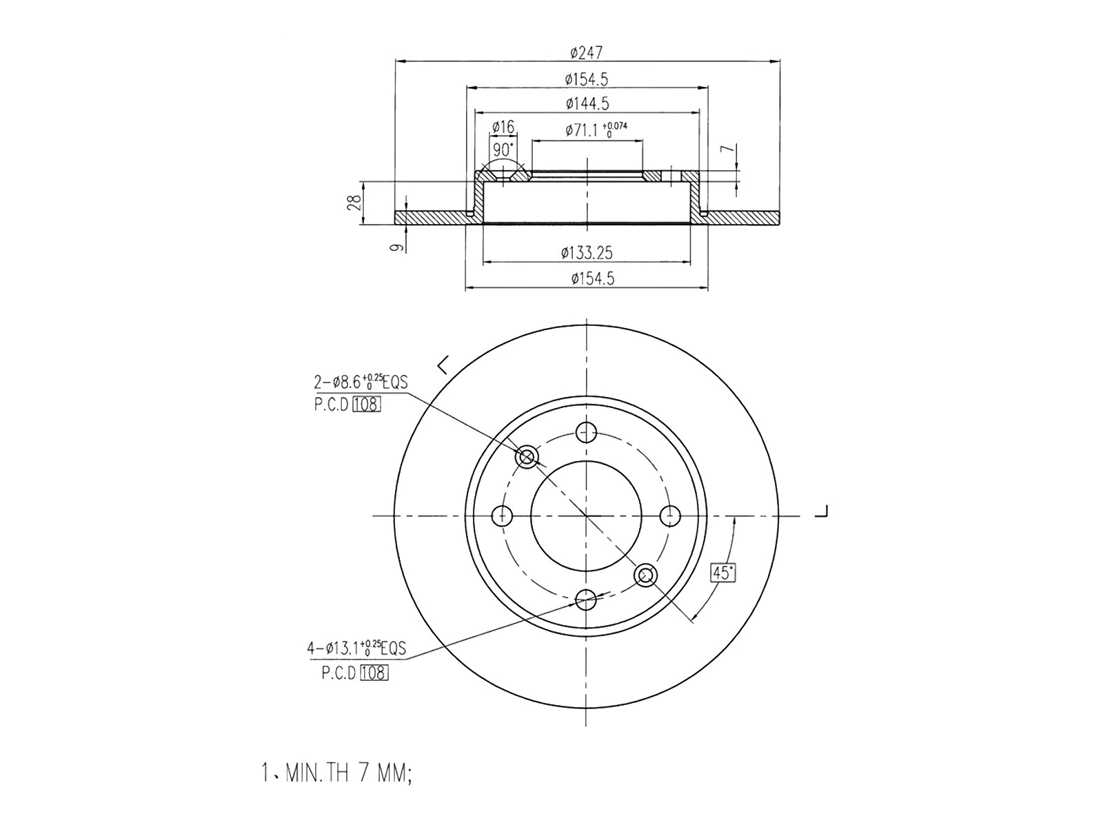 Brake Disc (AZMT-44-024-1108)