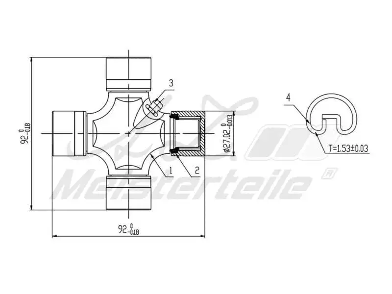 Joint, propshaft