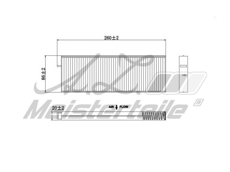 Filter, cabin air (AZMT-41-010-1663)