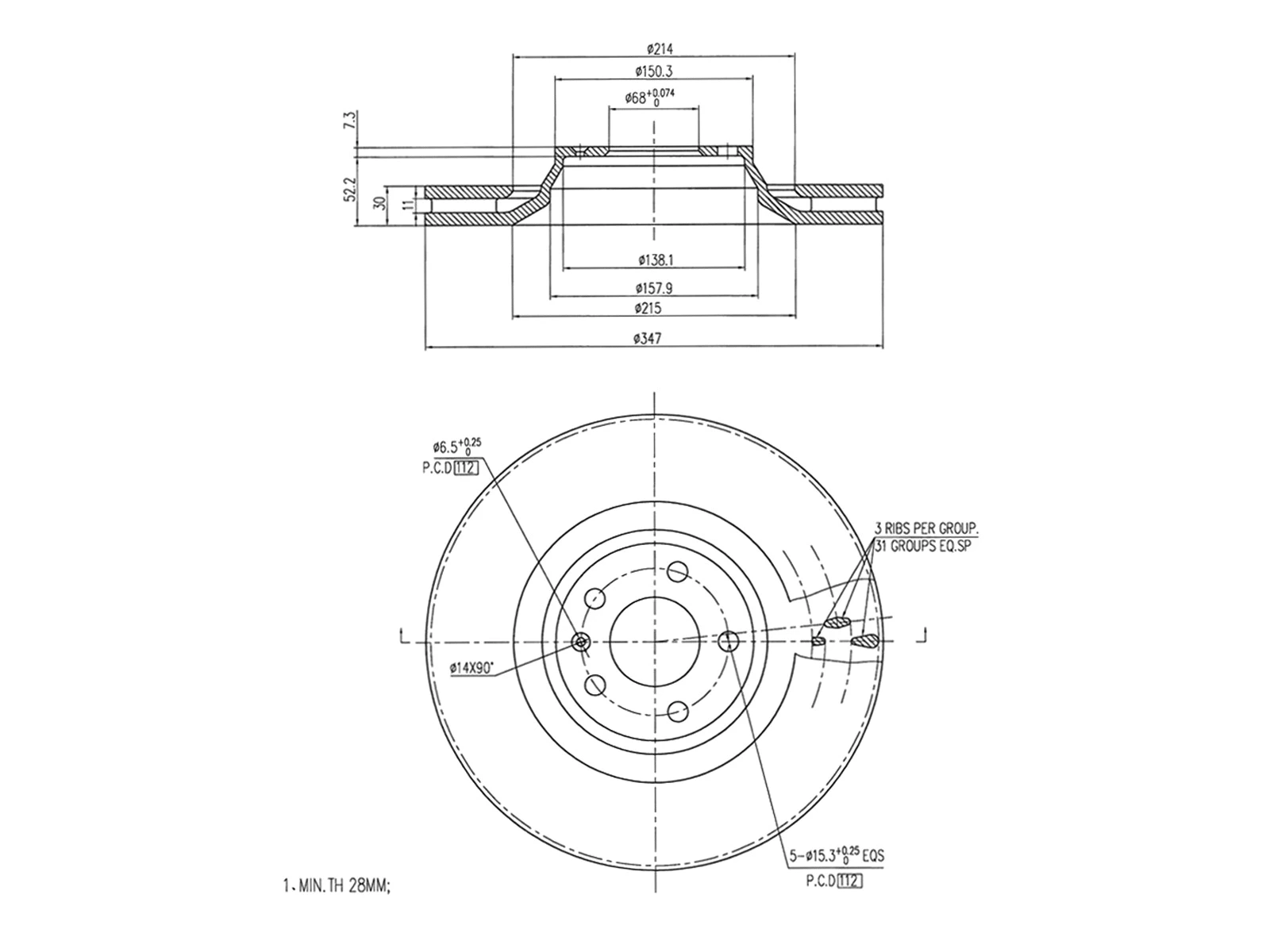 Brake Disc (AZMT-44-024-1143)