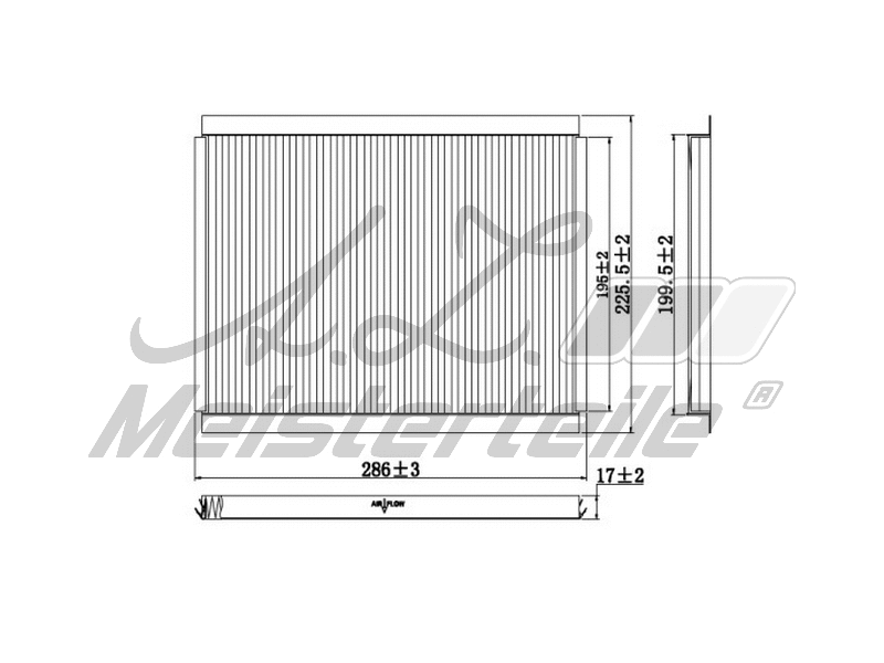 Filter, cabin air (AZMT-41-010-1594)