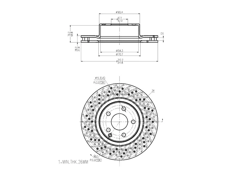 Brake Disc (AZMT-44-024-1066)