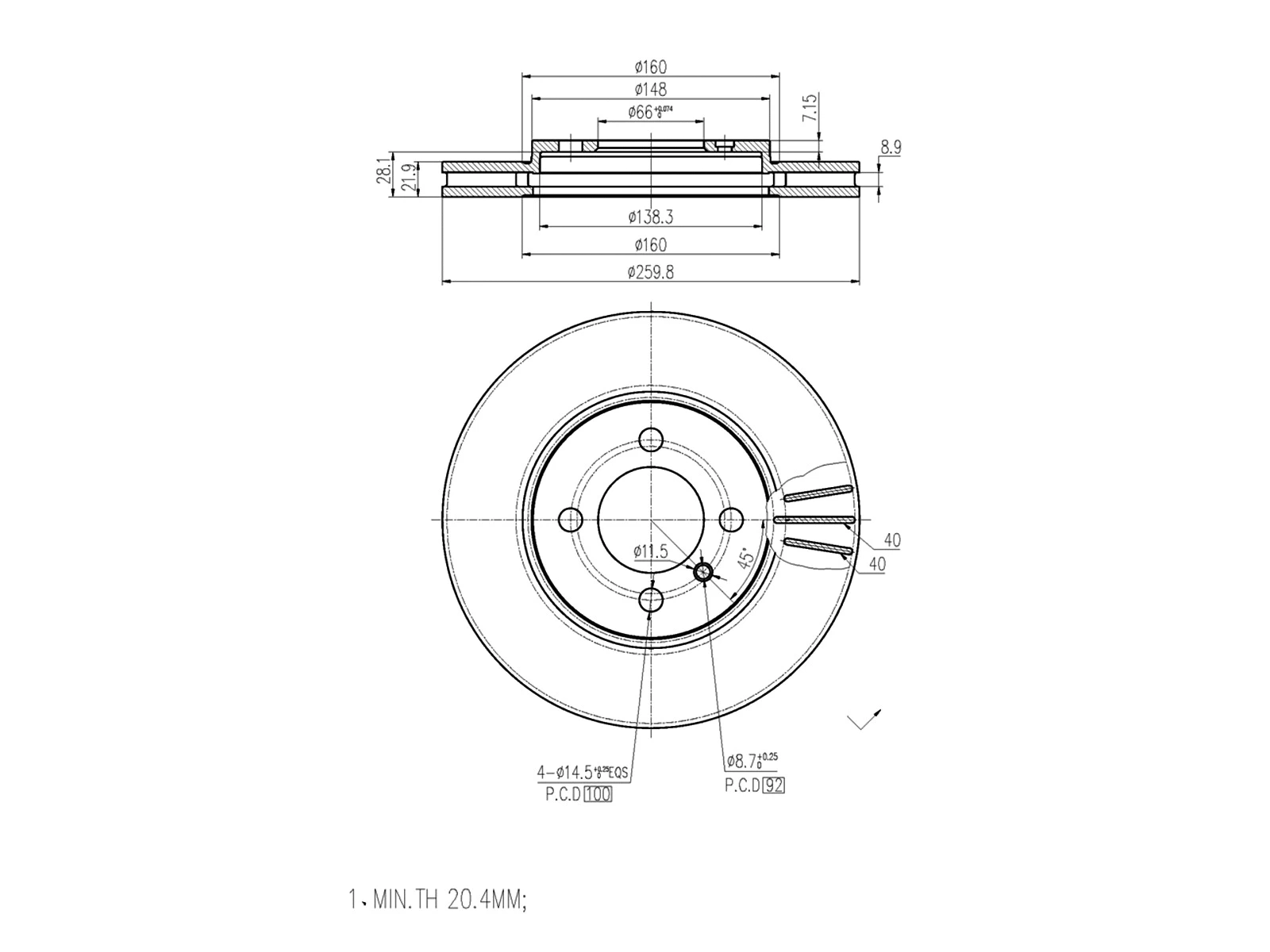 Brake Disc (AZMT-44-024-1401)