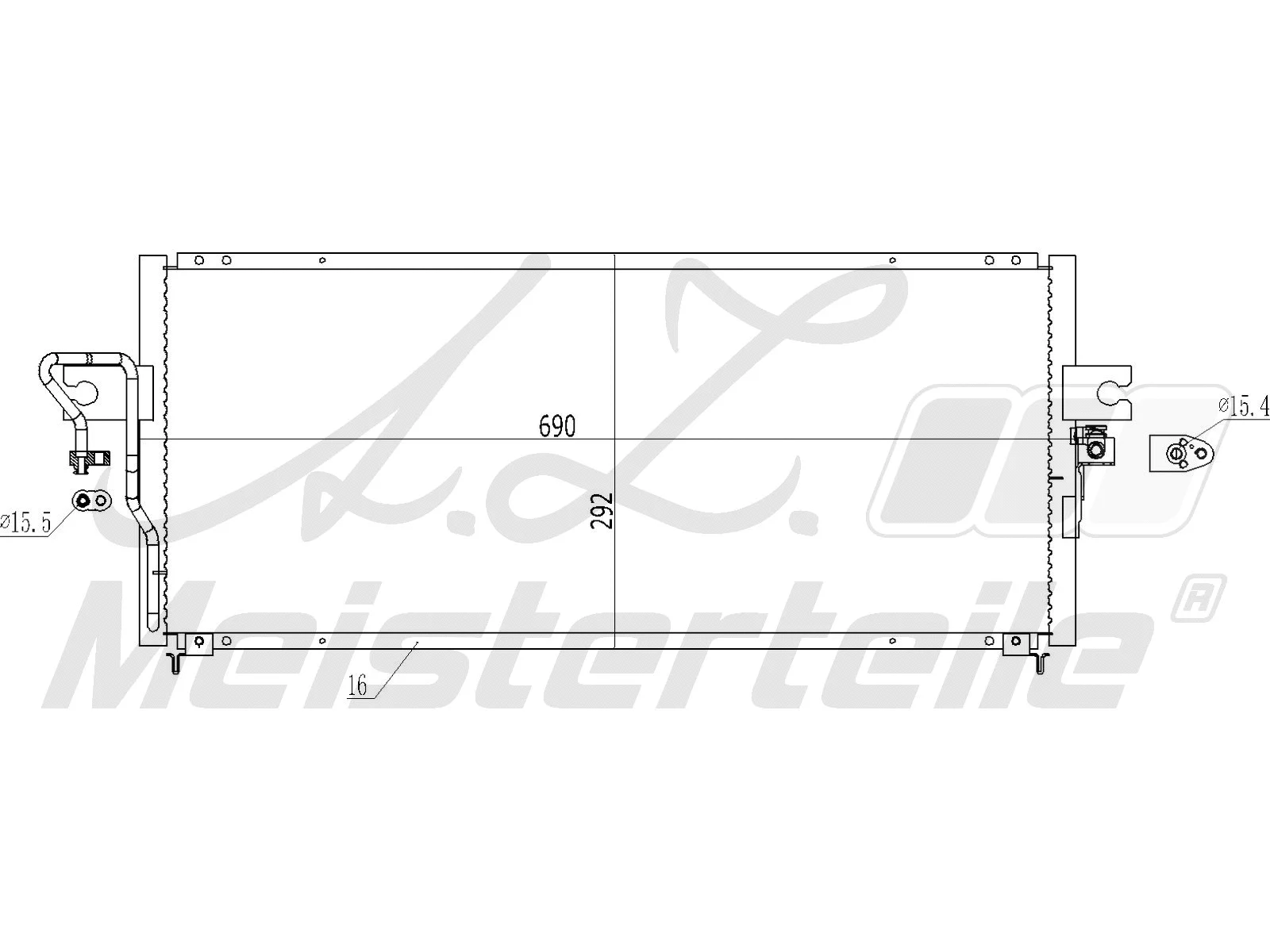 Condenser, air conditioning (AZMT-45-030-1013)