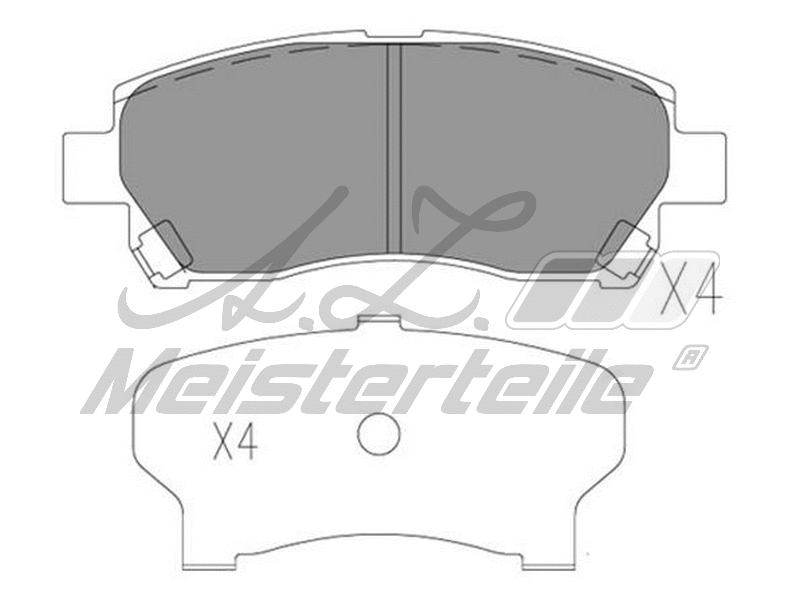 Brake Pad Set, disc brake (AZMT-44-022-2543)