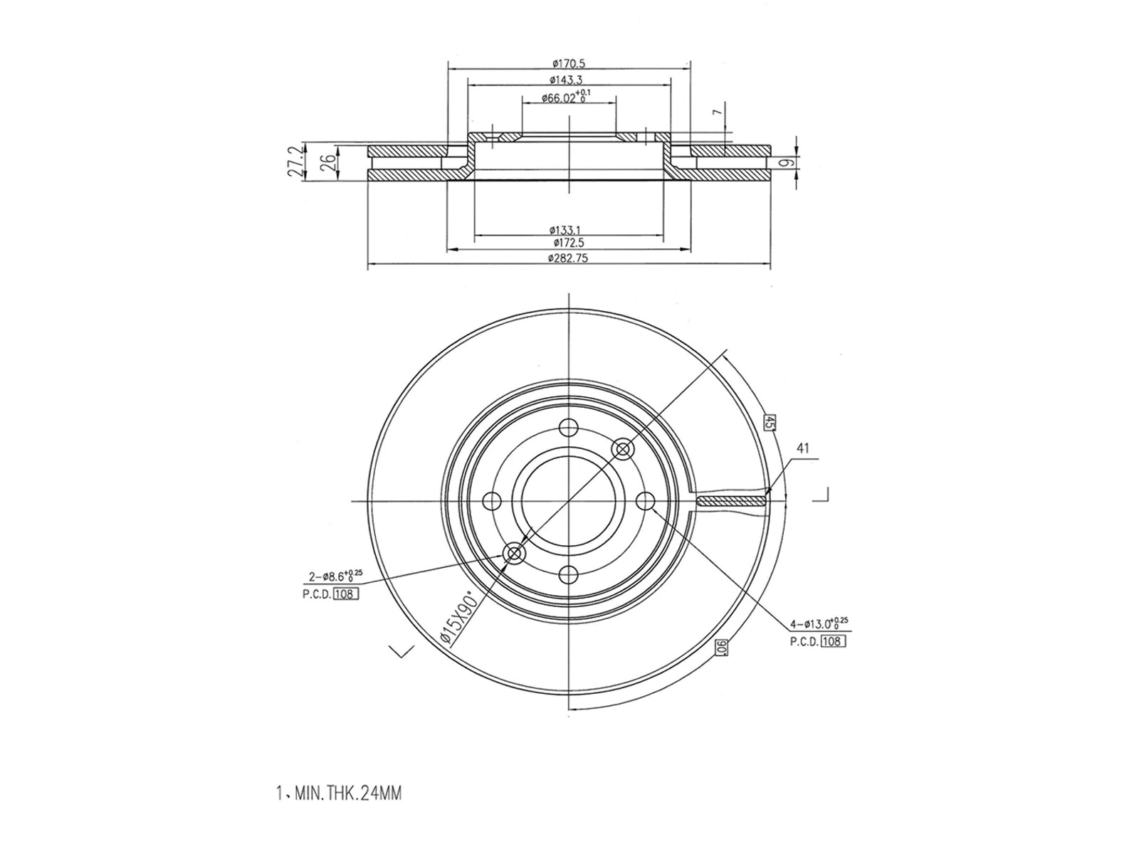 Brake Disc (AZMT-44-024-1086)