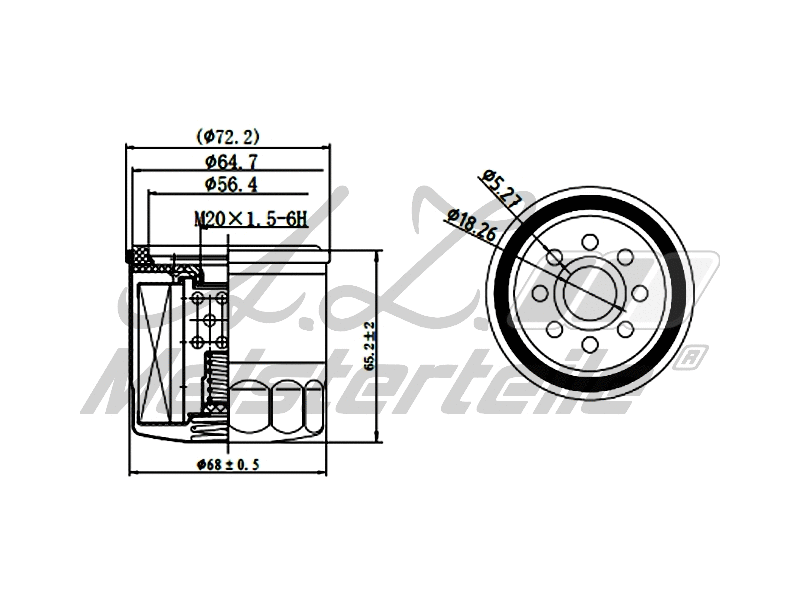 Hydraulic Filter, automatic transmission (AZMT-41-050-1060)