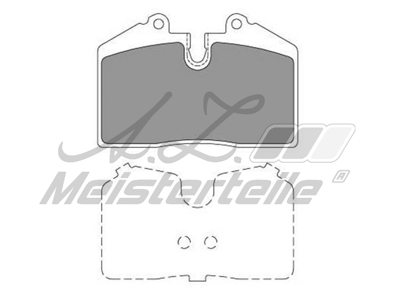 Brake Pad Set, disc brake (AZMT-44-022-2321)
