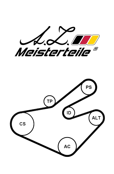 V-Ribbed Belt Set (AZMT-20-030-1032)