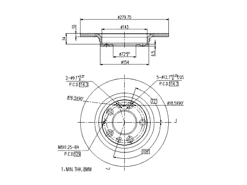 Brake Disc (AZMT-44-024-1249)