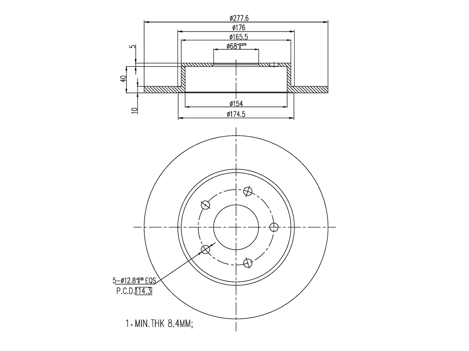Brake Disc (AZMT-44-024-1207)
