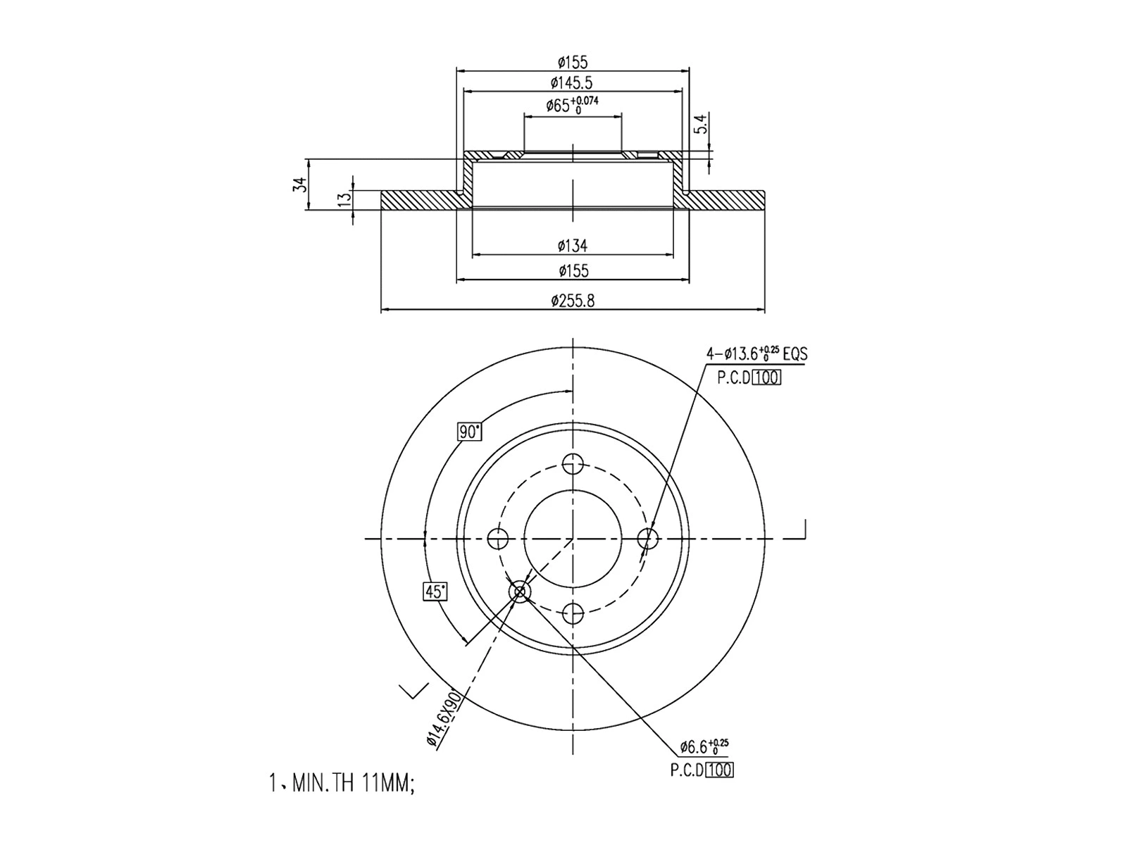 Brake Disc (AZMT-44-024-1411)