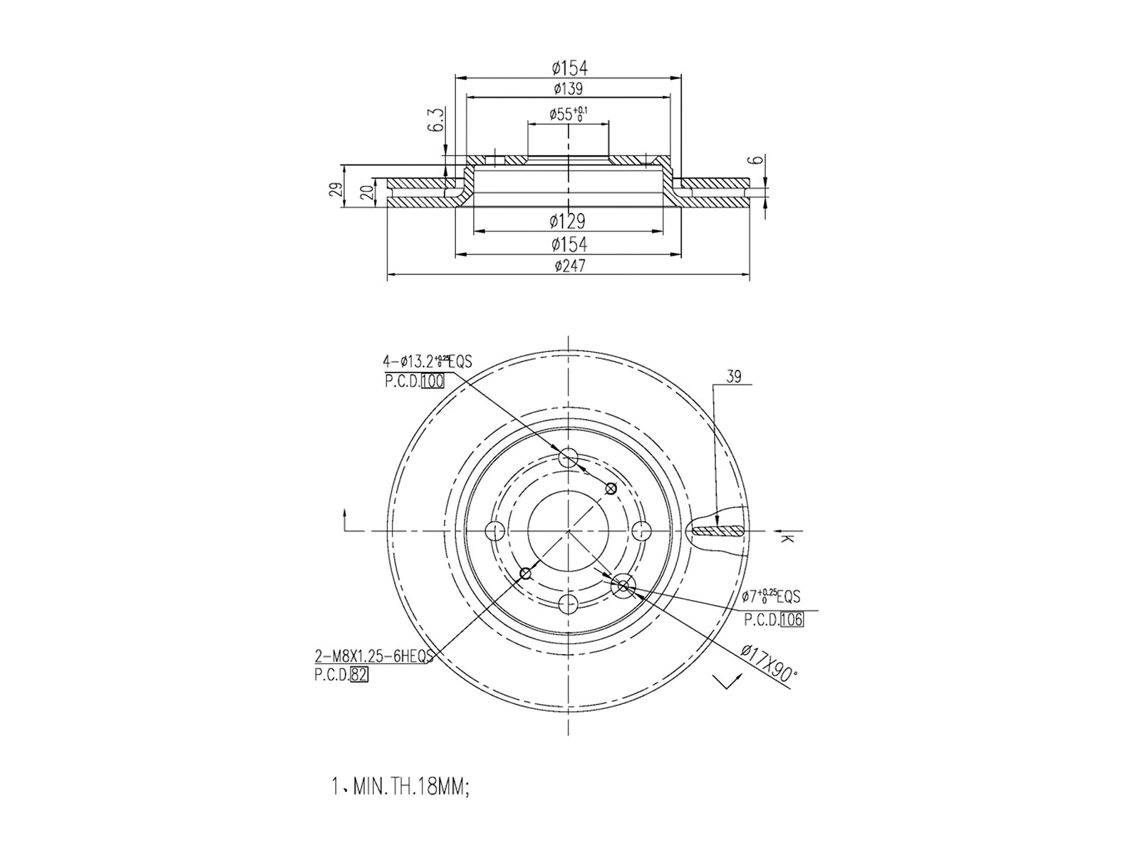Brake Disc (AZMT-44-024-1260)