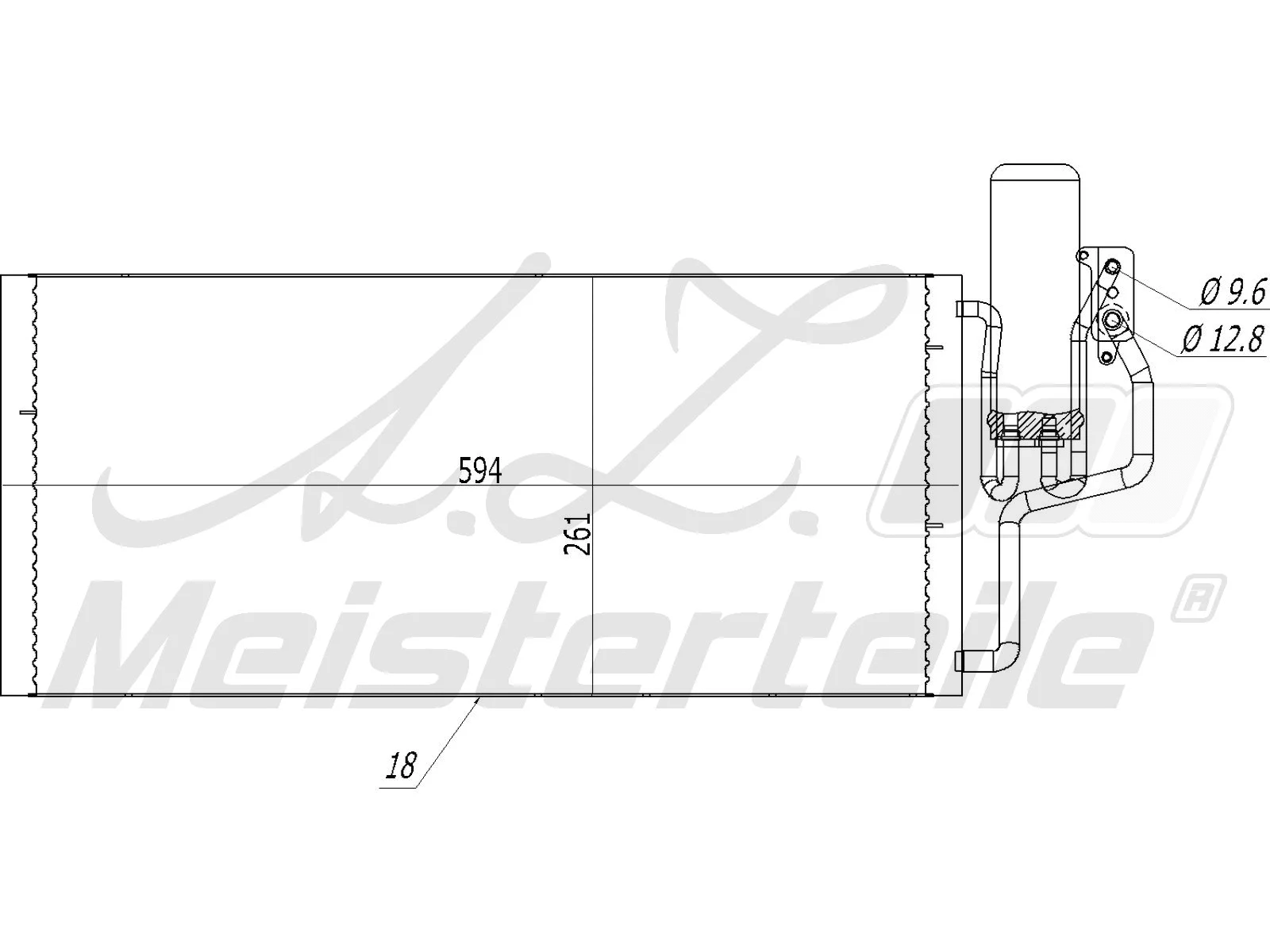 Condenser, air conditioning (AZMT-45-030-1375)