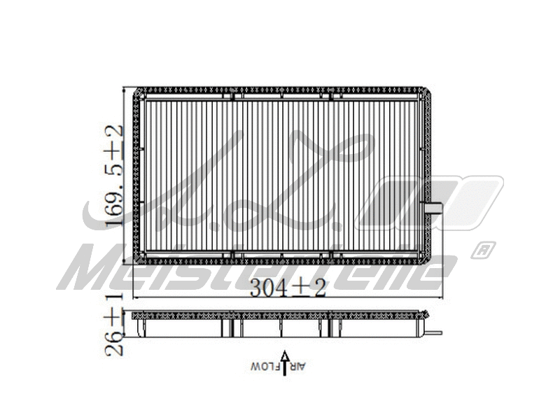 Filter, cabin air (AZMT-41-010-1720)