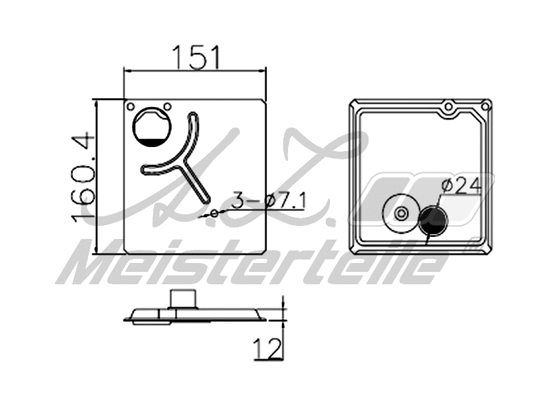 Hydraulic Filter, automatic transmission