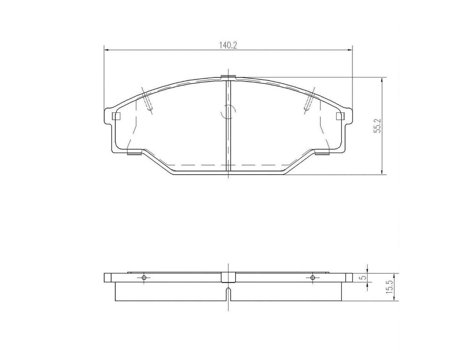 Brake Pad Set, disc brake (AZMT-44-022-1278)