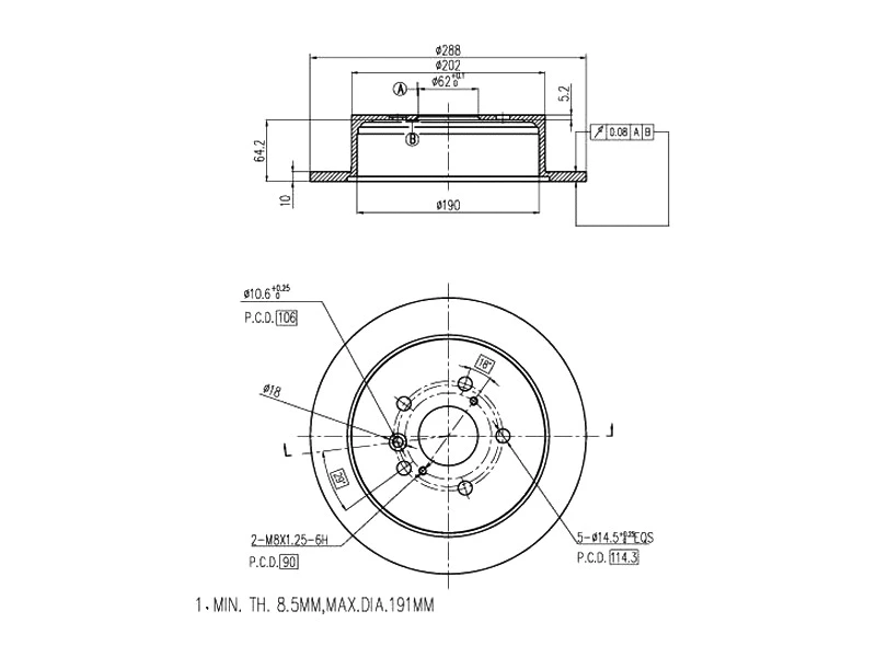 Brake Disc (AZMT-44-024-1272)