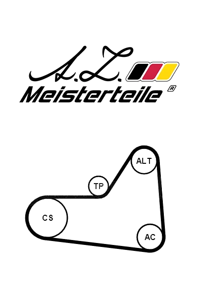 V-Ribbed Belt Set (AZMT-20-030-1043)