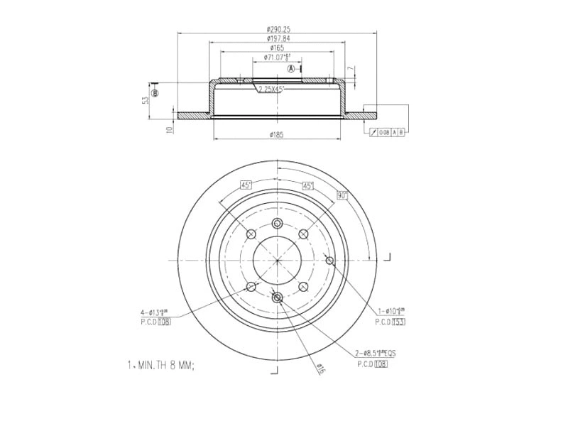 Brake Disc (AZMT-44-024-1521)